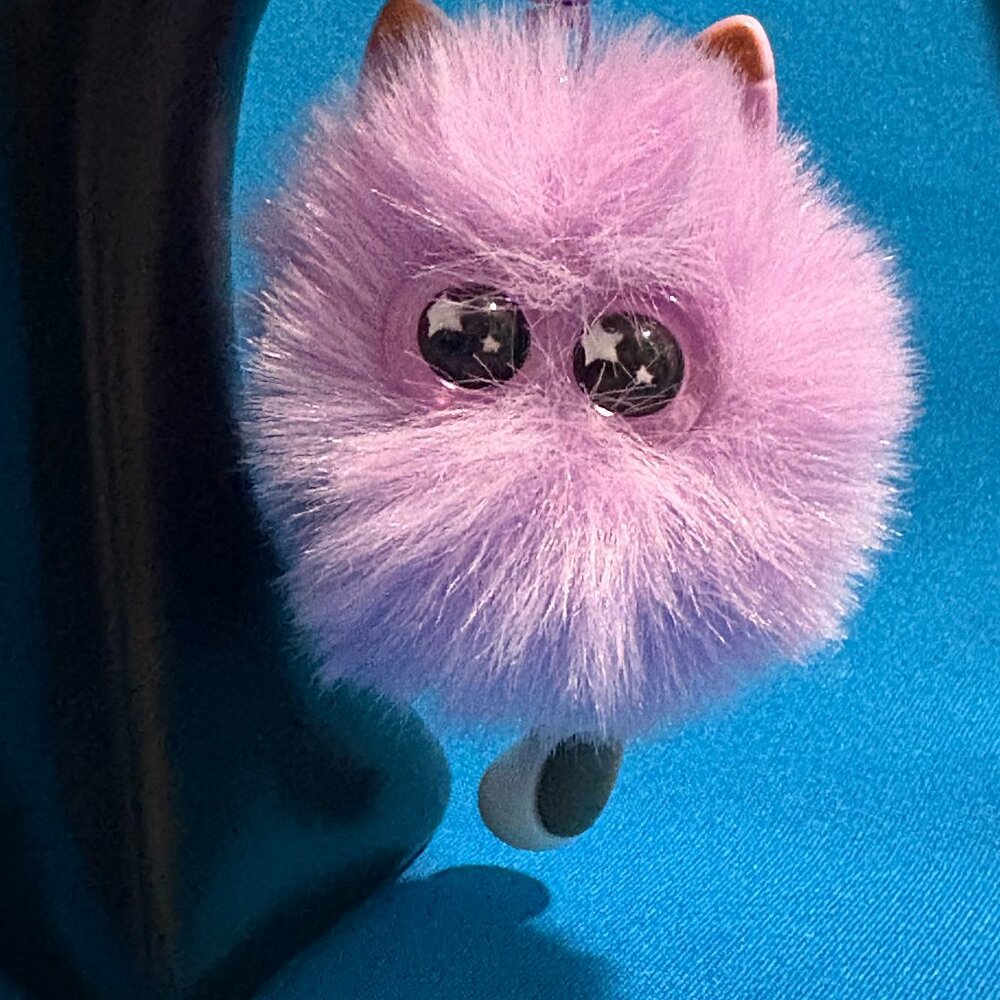 Cute Pom Pom Cat Phone Car Pendant Girl Key Chain Handbag Chain New